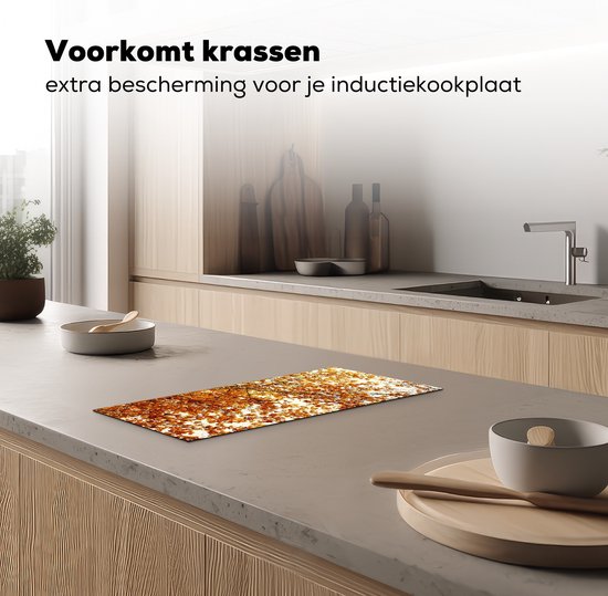 KitchenYeah® Inductie beschermer 30x52 cm - Boom - Herfstbladeren - Seizoenen - Landelijk - Kookplaataccessoires - Afdekplaat voor kookplaat - Inductiebeschermer - Inductiemat - Inductieplaat mat