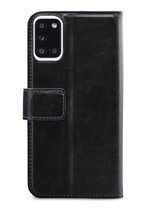Mobilize Gelly Wallet Telefoonhoesje geschikt voor Samsung Galaxy A31 Hoesje Uitneembare 2in1 Bookcase Portemonnee - Zwart
