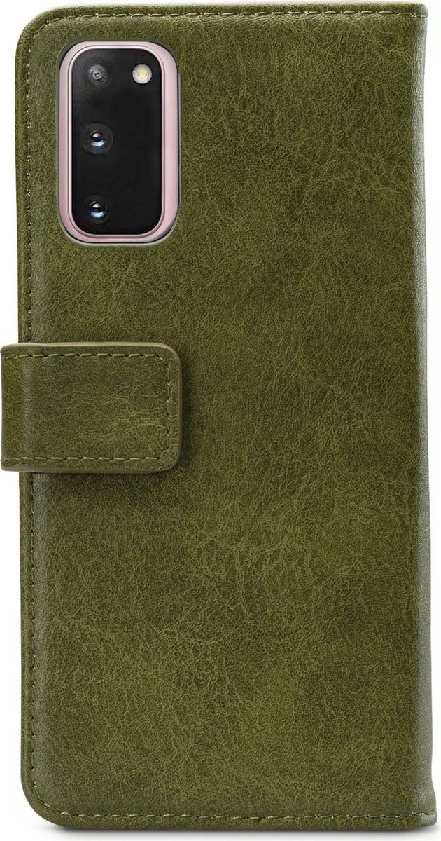 Mobilize - Samsung Galaxy S20 Hoesje - Elite Gelly Wallet Book Case Groen