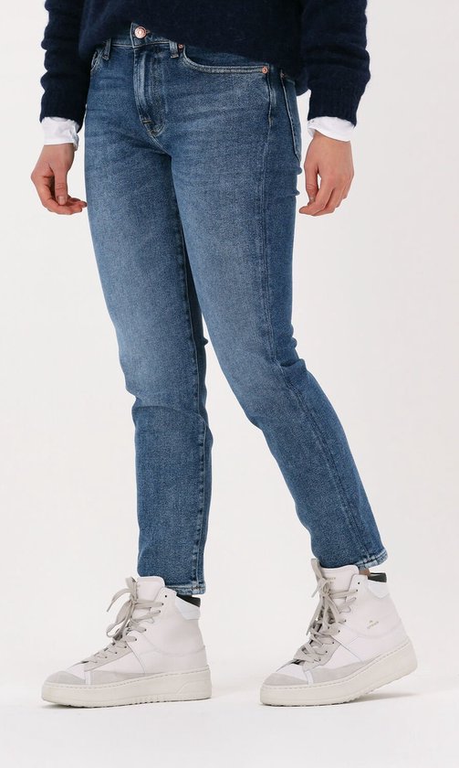 7 For All Mankind Roxanne Anke Jeans Dames - Broek - Blauw - Maat 25