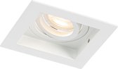 QAZQA carree - Moderne Inbouwspot - 1 lichts - L 10.3 cm - Wit - Woonkamer | Slaapkamer | Keuken