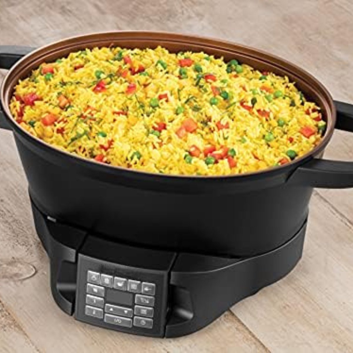 Slowcooker met Timer - Slowcooker Elektrisch - Slowcooker 6 5 Liter - Slowcooker met Timer 4 Personen – foto 6