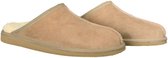 Schapenvacht pantoffels - Lamsvacht heren slippers - Camel - Maat 42