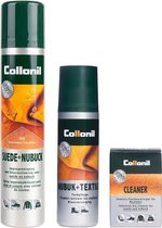 Collonil | 3-delig Schoenverzorging set | Suède + Nubuck | Kleurloos