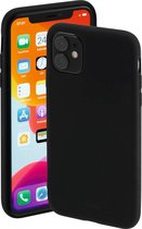 Hama Finest Feel Cover Hoesje geschikt voor Apple iPhone 11 - TPU materiaal - Zijdezacht afwerking - Krasbestendig - Perfecte Pasvorm - Zwart