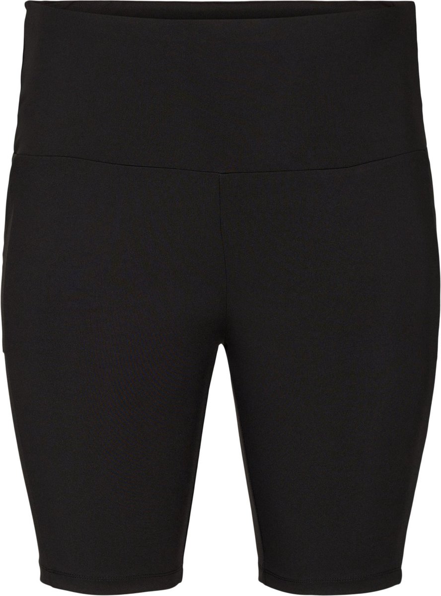 ZIZZI VEA, POCKET SHORTS Dames Broek - Black - Maat L (50-52)