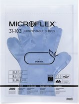 MICROFLEX® 31-103 - Composteerbare wegwerphandschoenen, multifunctionele bescherming, M-L 200 stuks