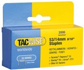 Tacwise nieten voor tacker - Type 53 - 14 mm - Gegalvaniseerd - 2000 stuks