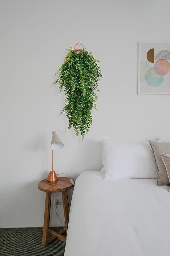 MEIVINES Kunstmatige bloemen slingers 2 stuks veelkleurige kunstmatige slinger opknoping Bloemen slinger kunstmatige buiten bloemen voor bruiloft tuin decoratie (Rood