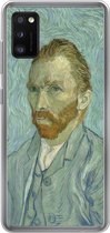 Geschikt voor Samsung Galaxy A41 hoesje - Zelfportret - Vincent van Gogh - Siliconen Telefoonhoesje