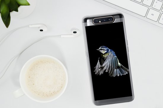 Coque Samsung Galaxy A80 - Vogels - Ressorts - Zwart - Coque de téléphone en Siliconen