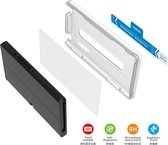 Dobe - Bescherm set voor Nintendo Switch Oled - Met poetsdoekje, locator en stickerset - transparant
