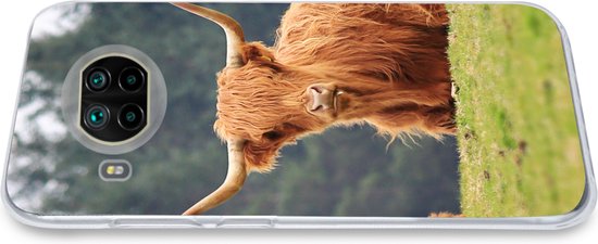 Convient pour la coque Xiaomi Mi 10T Lite 5G - Highlanders écossais - Herbe - Forêt - Étui de téléphone en Siliconen