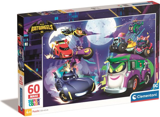 Clementoni - Puzzel voor kinderen van 60 delen Supercolor, voor Clementoni - Puzzel voor kinderen van 60 delen Supercolor, voor