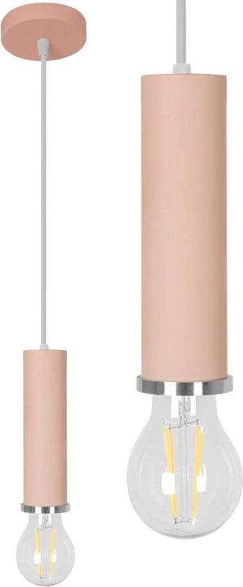 TooLight Hanglamp Osti A APP110-1CP - E27 - 16 cm - Roze