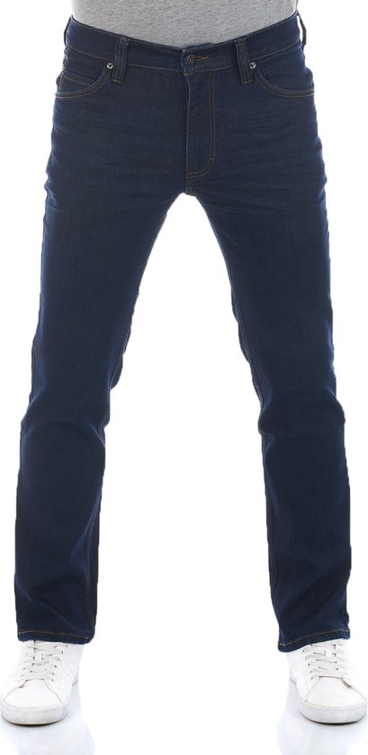 Mustang Heren Jeans Broeken Tramper regular/straight Fit Blauw 31W / 34L Volwassenen Denim Jeansbroek