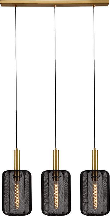 Lucide CORINA Lampe à suspension / 3xE27 - Zwart