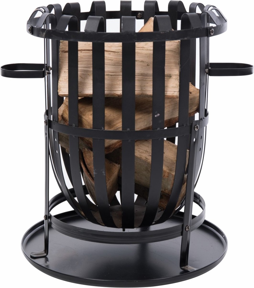 RedFire Dallas Vuurkorf met grillplaat - Zwart