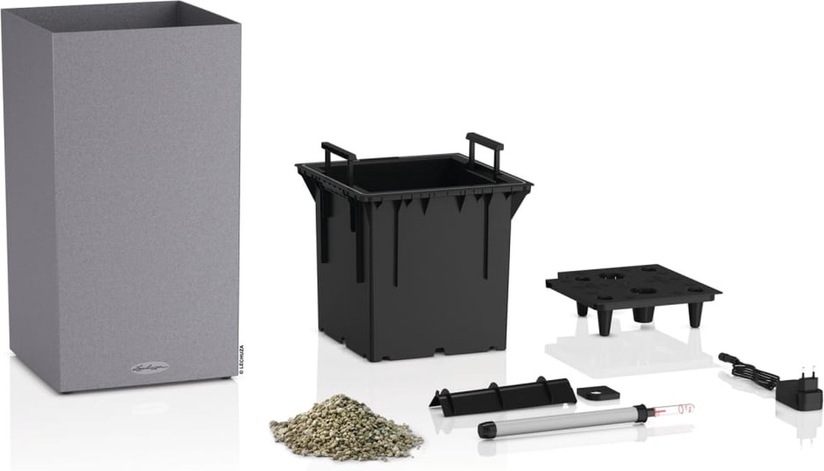 Lechuza Canto Stone 30 high LED - Planter