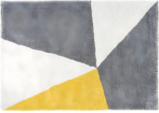 OZAIA Tapijt microvezel YULE - Polyester - 120 x 170 cm - Meerkleurig L 170 cm x H 3 cm x D 120 cm