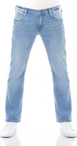 Mustang Heren Jeans Broeken Oregon Bootcut bootcut Fit Blauw Volwassenen Denim Jeansbroek Spijkerbroek heren