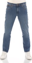 Wrangler Heren Jeans Broeken Texas Slim Stretch slim Fit Blauw 32W / 34L Volwassenen Denim Jeansbroek
