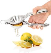 Bol.com GOURMEO Citroenpers en limoenpers – citruspers van roestvrij staal – praktische en hoogwaardige citroensappers voor citr... aanbieding