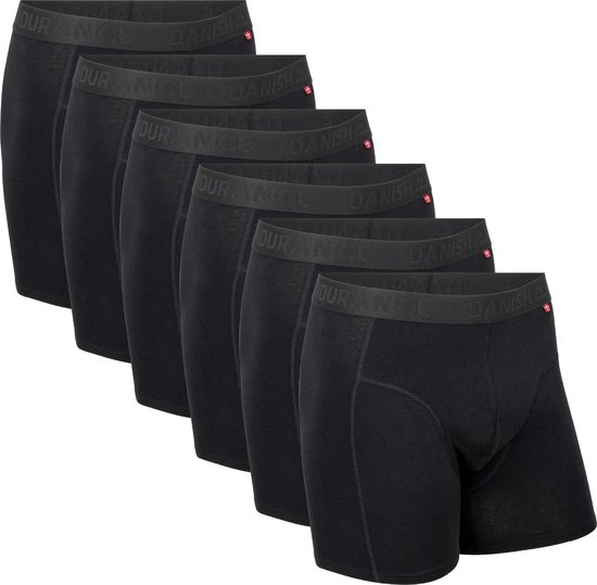 DANISH ENDURANCE Boxershorts van Biologisch Katoen - voor Heren- 6 pack