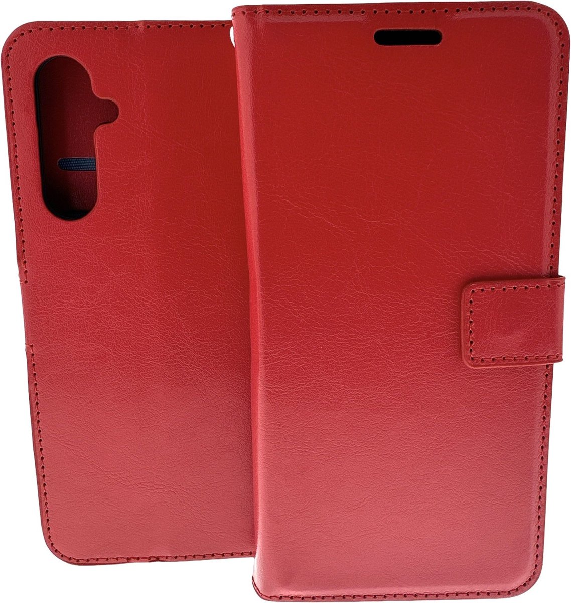 Portemonnee Book Case Hoesje Geschikt voor: OnePlus CE - Rood