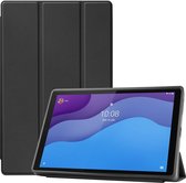 Tablet Hoes Geschikt voor Lenovo Tab M10 HD Gen 2 | Book Case met Standaard | Kunstlederen Beschermhoes | Tri-fold | Zwart