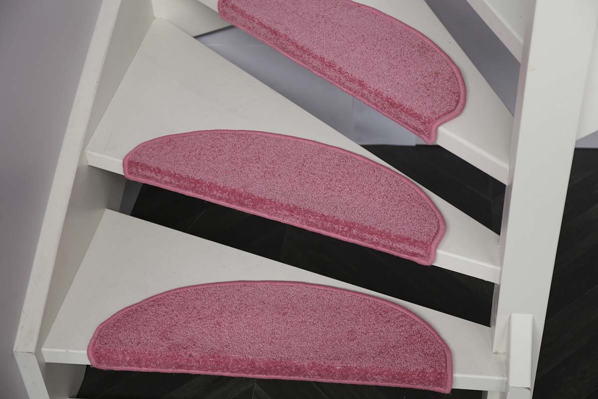 Trapmatten Twist- 15 stuks-65x20x4 cm-Roze