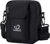 Schoudertas schoudertas messenger bag: herentas om om te hangen, klein, heren, mobiele telefoon, sling tas, mannen, schoudertas, crossbag, borstzak, dames, crossbody telefoontas, zwart