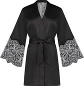 Hunkemöller Kimono Camille Zwart XL/XXL