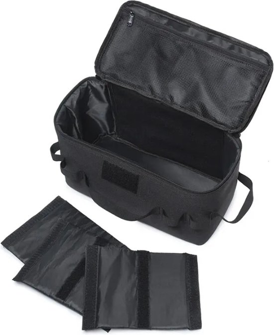 Draagbare Hengel Tas 4-laags Oxford Doek Vistas Opvouwbare Hengel Reel Tas Visgerei Opbergtassen Reisdraagtas Hengel Case (Kleur: 4 Laag 120cm