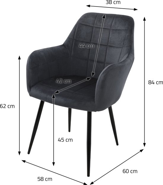 Set de 6 chaises de salle à manger Enna | DPE Allemagne
