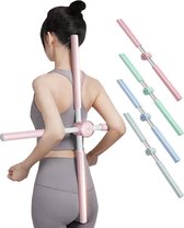 Houdingscorrector Yoga Stok Stretching Hulpmiddel roze kleur