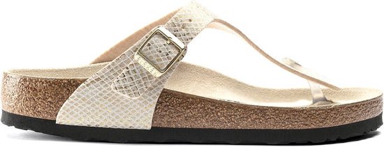 Birkenstock Gizeh BS - sandale pour femme - beige - taille 43 (EU) 9 (UK)