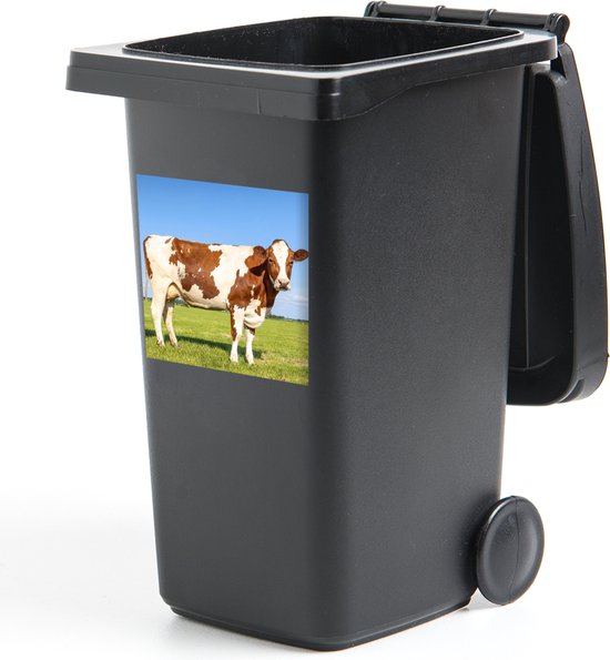 Sticker conteneur Vaches - Ferme - Herbe - Nature - Animaux - 40x40 cm - Kliko sticker