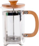 Koffiepot met Zuiger DKD Home Decor 8424001278893 Bamboe Staal Borosilicaatglas 600 ml (600 ml)