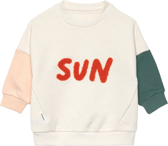 Lässig Kids Sweater GOTS Little Gang Sun milky, 2-4 jaar, maat 98/104