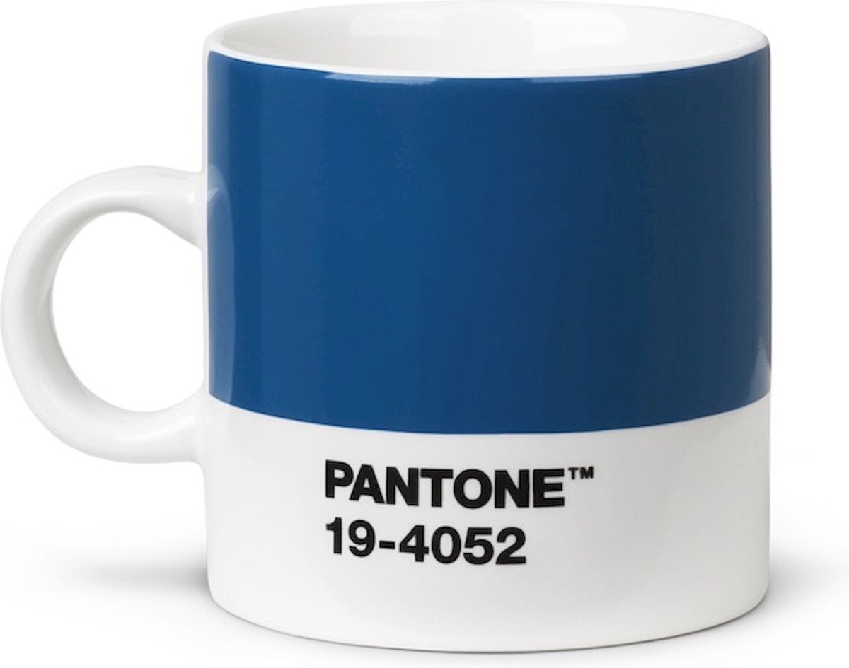 Copenhagen Design - Espressobeker 120 ml - Classic Blue 19-4052 - Porselein - Blauw