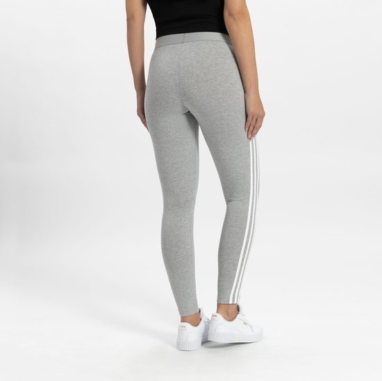 adidas Sportswear LOUNGEWEAR Essentials Legging met 3-Stripes - Dames - Grijs- XS van Adidas — afbeelding 4