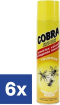 Spray anti-mouches Cobra - 6 x 400 ml