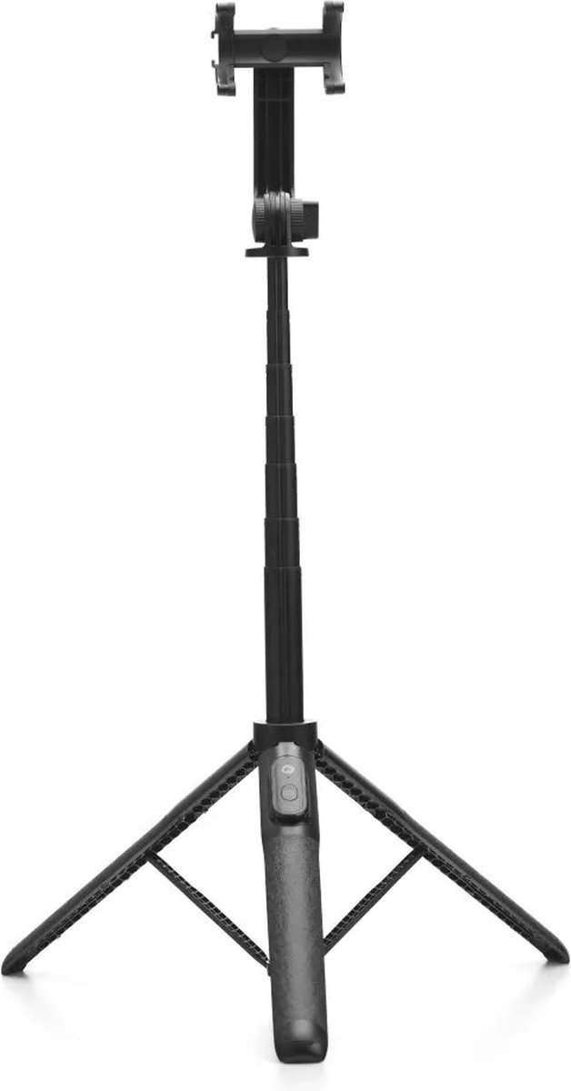 Forcell - F-Grip S150XL Selfie Stick geschikt voor mobiele telefoon - Met Tripod en Remote Control - 1.5 Meter - Zwart