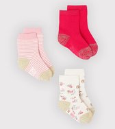 Petit Bateau - 3 Paar sokken voor Baby Meisjes - 15/18