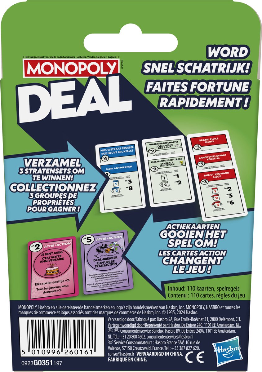 Monopoly Deal Kaartspel - Belgische Editie — afbeelding 7