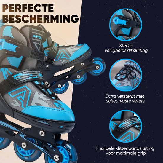 Apollo Champion, in Maat Verstelbare Inline Skates voor Jongens en