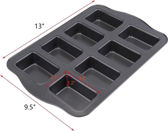 Pmkvgdy KüChe Bakvormen, cakevorm, anti-aanbaklaag, mini-muffin, koek, gebruikt cupcake, brood, cake, referentie, pannen, bakgereedschap, goud
