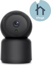 Thuys - Babyfoon met Camera en App - Baby Monitor - Baby Camera 4K - Zwart