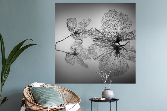 Stickers muraux - Feuilles - Nature morte - Automne - 120x120 cm - Feuille adhésive XXL